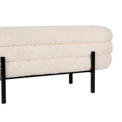 SEMA DESIGN Banc Coffre En Tissu Bouclette Crème Et Fer Noir - Cosine 11 SEMA DESIGN Banc Coffre En Tissu Bouclette Crème Et Fer Noir - Cosine -Sema Design Boutique 0539f 76523 det03 hdd