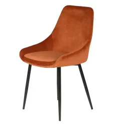 Zago Chaise Salle à Manger En Velours Cognac - Ben -Sema Design Boutique 05b25 bari cha12v 03 1