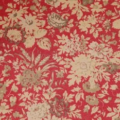Comptoir De Famille Fauteuil Crapaud Floral En Coton Rouge Et Pin - Margot 14 Comptoir De Famille Fauteuil Crapaud Floral En Coton Rouge Et Pin - Margot -Sema Design Boutique 136290 DET04 WEB