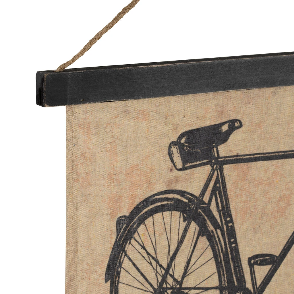 Comptoir De Famille Toile Bicyclette Noir Et Rouge 4 Comptoir De Famille Toile Bicyclette Noir Et Rouge – Image 2