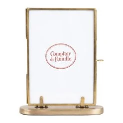 Comptoir De Famille Cadre Photo Fleurlys Dore Antique