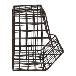 Comptoir De Famille Etagere Murale 2 Compartiments Cuisine Tradition Brun En Fer -Sema Design Boutique 201327 DET02 WEB