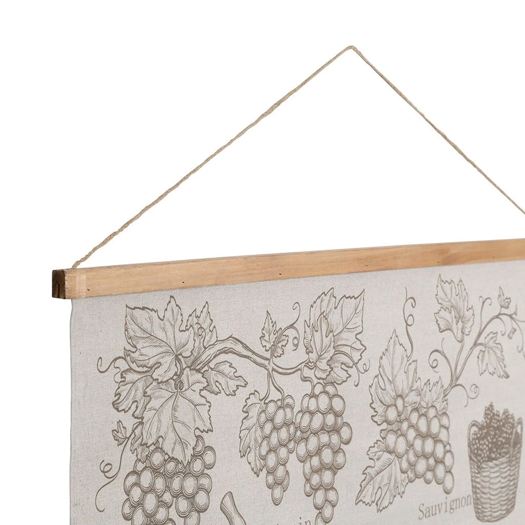 Comptoir De Famille Toile "viticulture" Brun 91x100cm 6 Comptoir De Famille Toile "viticulture" Brun 91x100cm – Image 4