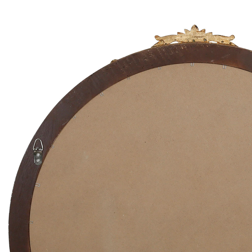 Comptoir De Famille Miroir Rond Doré 80x84cm - Sonate 5 Comptoir De Famille Miroir Rond Doré 80x84cm - Sonate – Image 3
