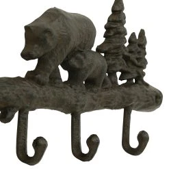 Comptoir De Famille Patère 4 Crochets En Fonte Brun - La Foret -Sema Design Boutique 201590 DET02 WEB