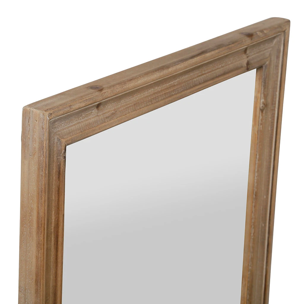 Comptoir De Famille Miroir Naturel Foncé 60x106cm En Bois De Sapin - Firmin 4 Comptoir De Famille Miroir Naturel Foncé 60x106cm En Bois De Sapin - Firmin – Image 2