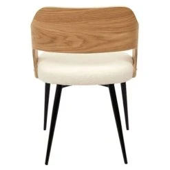 Home Déco Factory Fauteuil En Tissu Bouclette Et Dossier Bois -Loki 11 Home Déco Factory Fauteuil En Tissu Bouclette Et Dossier Bois -Loki -Sema Design Boutique 2b357 123