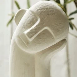 Côté Table Deco Visage Maceio Blanc Casse 20x12xh38cm Gres -Sema Design Boutique 2e884 amb hd 2022 01 pe ct 11754