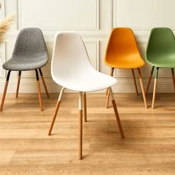 Home Déco Factory Chaise De Salle à Manger Scandinave Blanc - Phenix -Sema Design Boutique 31cdd 6