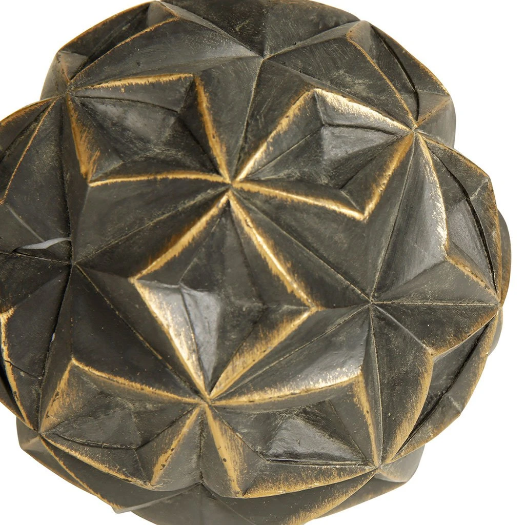 Côté Table Boules Déco X6 Fernoir Patiné En Polyrésine 4 Côté Table Boules Déco X6 Fernoir Patiné En Polyrésine – Image 3