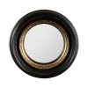 Côté Table Miroir Rond Noir Et Dore D21cm En Résine - Aureol -Sema Design Boutique 35794 DEB WEB