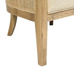 Côté Table Fauteuil Sable En Chêne Et Rotin - Lakso -Sema Design Boutique 37064 DET03 WEB
