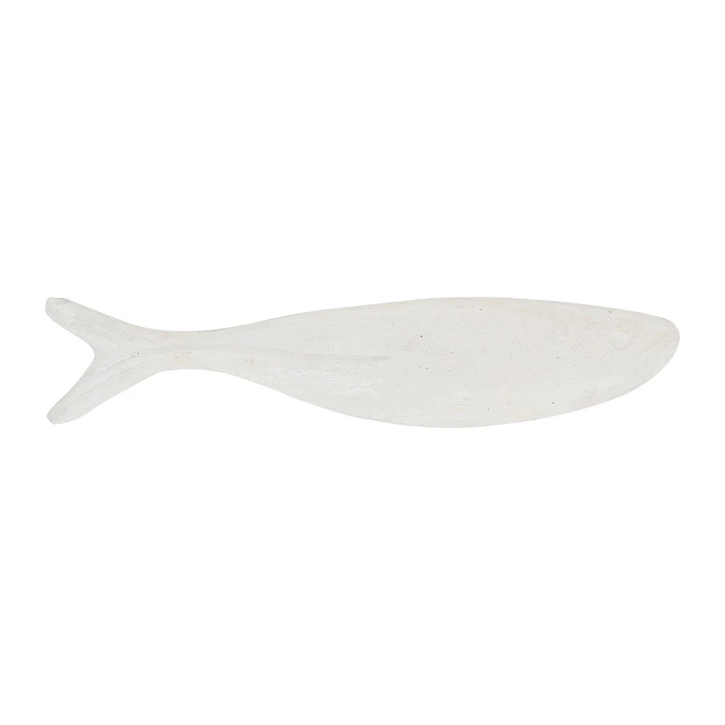 Côté Table Deco Poisson (lot De 2) Edoni Blanc En Papier Mache 4 Côté Table Deco Poisson (lot De 2) Edoni Blanc En Papier Mache – Image 2