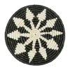 Côté Table Deco Murale étoile En Jonc De Mer Noir Blanc - Seram