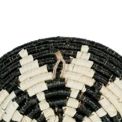 Côté Table Deco Murale étoile En Jonc De Mer Noir Blanc - Seram -Sema Design Boutique 38207 DET02 WEB