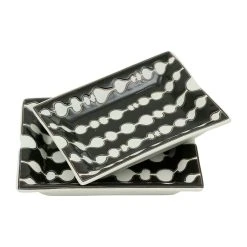 Côté Table Cendrier En Porcelaine Noir - Ecliptique -Sema Design Boutique 38588 DET01 WEB