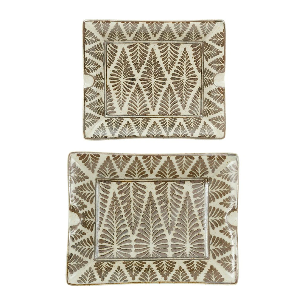 Côté Table Cendrier En Porcelaine Brun - Chin 3 Côté Table Cendrier En Porcelaine Brun - Chin