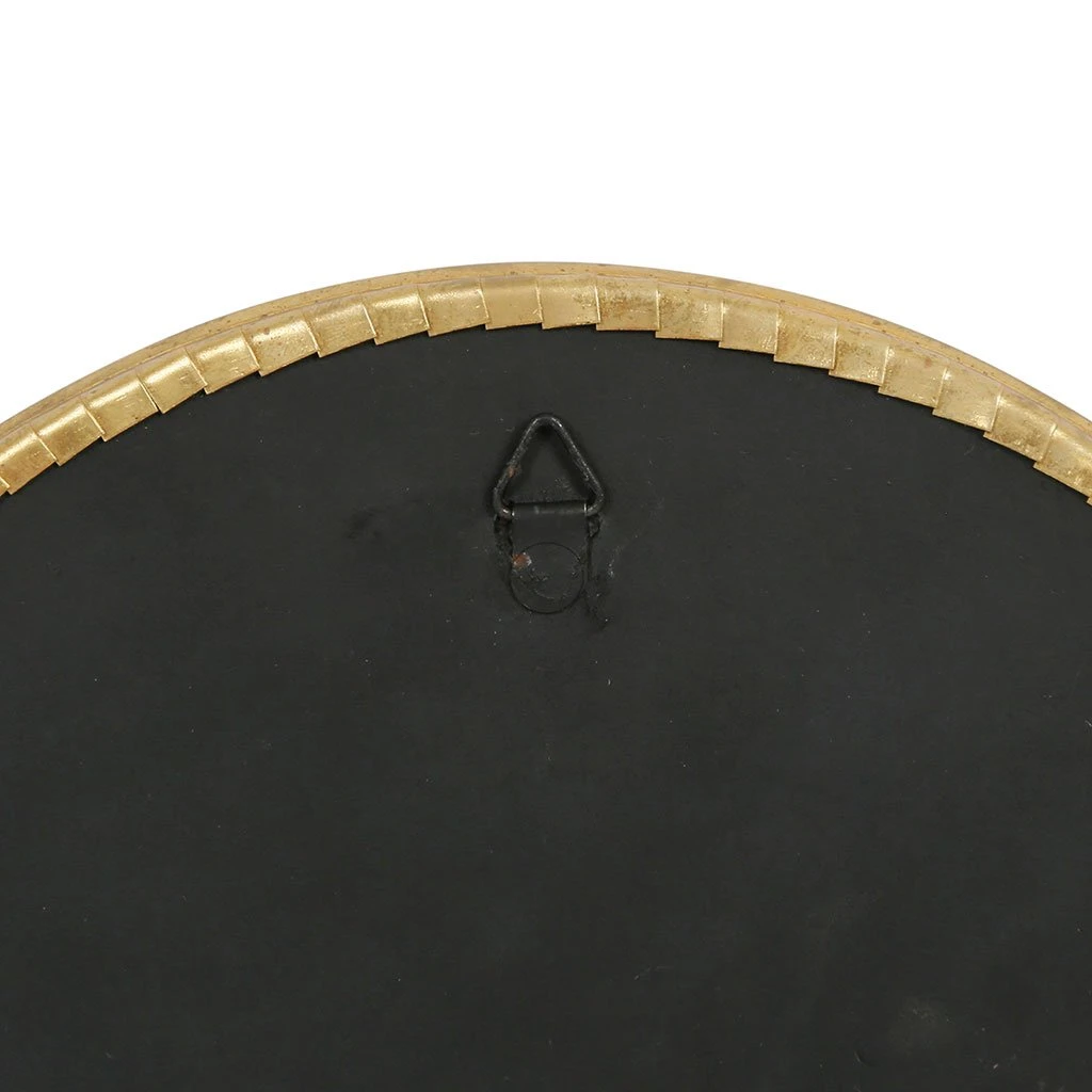 Côté Table Miroir Convex En Laiton Doré D21.5cm - Edman 5 Côté Table Miroir Convex En Laiton Doré D21.5cm - Edman – Image 3