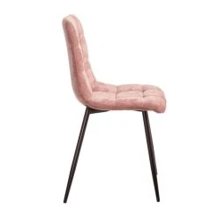 Ixia Chaise Salle à Manger En Tissu Rose - Mony -Sema Design Boutique 3d152 154410 02
