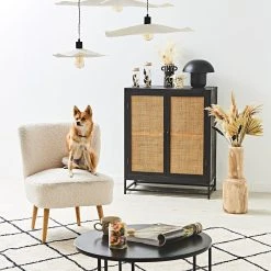 SEMA DESIGN Fauteuil Bouclette Blanc Crème - Elément -Sema Design Boutique 3f921 amb ideescadeauxnoel 7337 hd