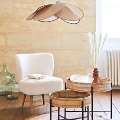 SEMA DESIGN Table Basse Gigogne (lot De 2) En Bambou Naturel Et Fer Noir - Plaka -Sema Design Boutique 42a87 amb fds rentree2021 25706 hd