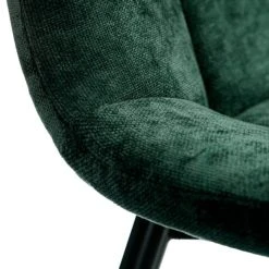 Ixia Chaise Salle à Manger En Tissu Vert - Mony -Sema Design Boutique 43f78 154414 04