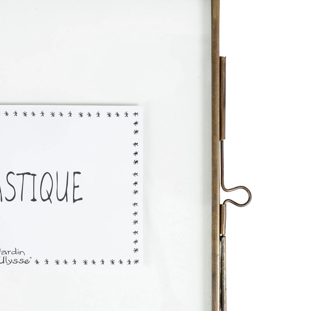 Jardin D'Ulysse Cadre Photo Ruban Doré En Fer Et Verre 4 Jardin D'Ulysse Cadre Photo Ruban Doré En Fer Et Verre – Image 2