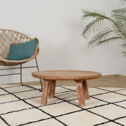 Jardin D'Ulysse Table Basse En Bois Naturel De Manguier L72cm - Le Cap Ouest -Sema Design Boutique 466346 SITU01 WEB