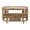 Jardin D'Ulysse Table Basse En Rotin Naturel Et Verre L91cm - Jardin D'hiver -Sema Design Boutique 466564 DEB WEB
