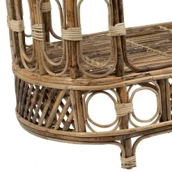 Jardin D'Ulysse Table Basse En Rotin Naturel Et Verre L91cm - Jardin D'hiver -Sema Design Boutique 466564 DET03 WEB