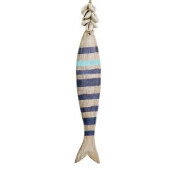 Jardin D'Ulysse Deco Poisson Un été à La Mer H30cm Bleu -Sema Design Boutique 467014 DET01 WEB