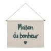 Jardin D'Ulysse Décoration Murale Tuftée écru Et Vert 80x60cm En Coton - Famille 2 Jardin D'Ulysse Décoration Murale Tuftée écru Et Vert 80x60cm En Coton - Famille -Sema Design Boutique 467157 DEB WEB