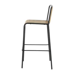 Zago Chaise De Bar En Bois De Chêne - Manny -Sema Design Boutique 48c3a man chabar01 3