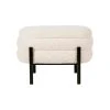 SEMA DESIGN Tabouret Coffre En Tissu Bouclette Crème Et Fer Noir - Cosine -Sema Design Boutique 50464 76524 deb hdd