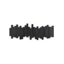 Umbra Patère Murale 5 Crochets Rabattables Noir 11 Umbra Patère Murale 5 Crochets Rabattables Noir -Sema Design Boutique 604419 FRN04 WEB