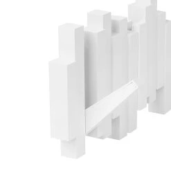 Umbra Patère Murale 5 Crochets Rabattables Blanc -Sema Design Boutique 604420 FRN06 WEB