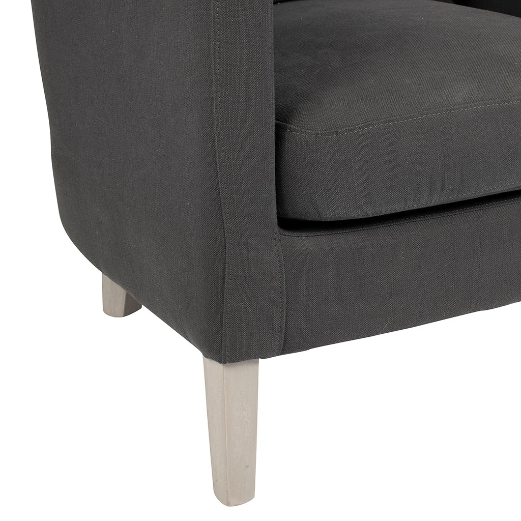 Durieux Fauteuil En Tissu Gris Anthracite - Boniface 9 Durieux Fauteuil En Tissu Gris Anthracite - Boniface – Image 7