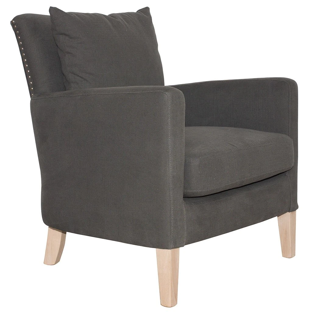 Durieux Fauteuil En Tissu Gris Anthracite - Boniface 5 Durieux Fauteuil En Tissu Gris Anthracite - Boniface – Image 3