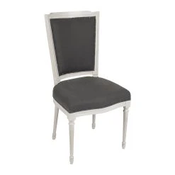 Durieux Chaise Salle à Manger Baroque Anthracite - Paris -Sema Design Boutique 609196 DET01 WEB