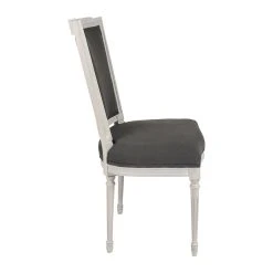 Durieux Chaise Salle à Manger Baroque Anthracite - Paris -Sema Design Boutique 609196 DET02 WEB