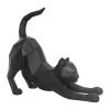 Pt' Statue Origami Chat Polyresine Mat Noir 1 Pt' Statue Origami Chat Polyresine Mat Noir -Sema Design Boutique 610415 FRN01 WEB