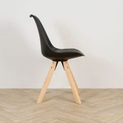 Casita Chaise Salle à Manger En Bois Naturel Et Noir - Leonce -Sema Design Boutique 614121 SITU03 WEB