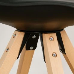 Casita Chaise Salle à Manger En Bois Naturel Et Noir - Leonce -Sema Design Boutique 614121 SITU05 WEB