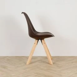 Casita Chaise Salle à Manger En Bois Naturel Et Marron - Leonce -Sema Design Boutique 614124 SITU03 WEB