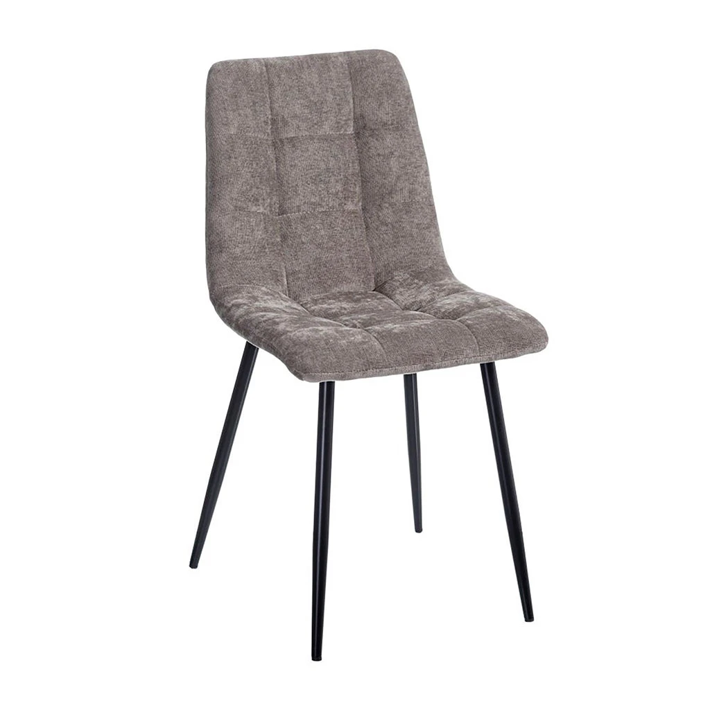 Ixia Chaise Salle à Manger En Tissu Gris - Mony 3 Ixia Chaise Salle à Manger En Tissu Gris - Mony