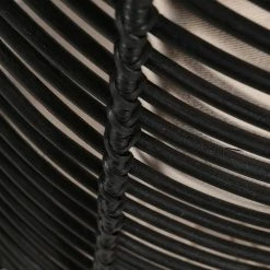 Zago Fauteuil Polo En Rotin Naturel Noir -Sema Design Boutique 622363 FRN05 WEB