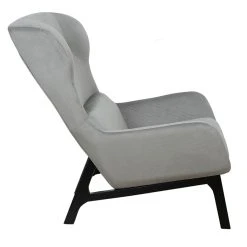 Home Déco Factory Fauteuil En Velours Côtelé Gris Foncé - Roma -Sema Design Boutique 623004 FRN04 WEB