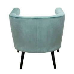 Home Déco Factory Fauteuil Club En Velours Vert De Gris - Amelia -Sema Design Boutique 623887 FRN03 WEB