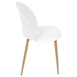 Home Déco Factory Chaise Salle à Manger Scandinave Blanc - Bergen -Sema Design Boutique 623903 FRN03 WEB