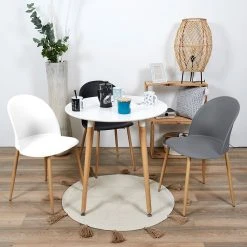 Home Déco Factory Chaise Salle à Manger Scandinave Blanc - Bergen -Sema Design Boutique 623903 FRN06 WEB